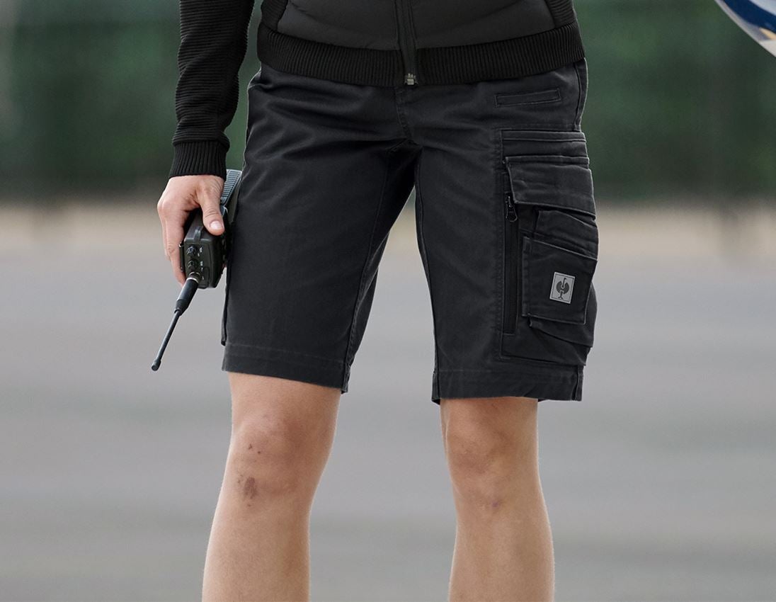 Odevy: SÚPR: dámske nohavice e.s.motion ten+šortky+osuška + oxidová čierna
