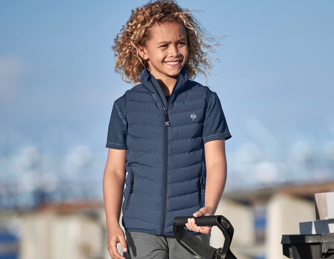 Oblečenie: SÚPR:detské nohavice e.s.motion ten+vesta+osuška + bridlicová modrá