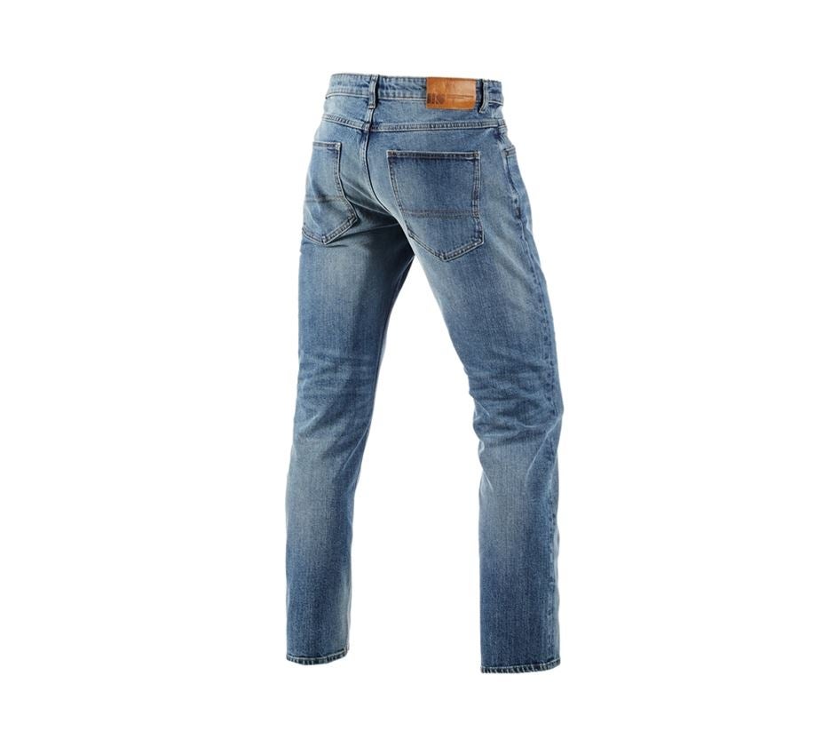 Oblečenie: SÚPRAVA: 2x5-vreckové elast. džínsy+dóza+príbor + stonewashed 2