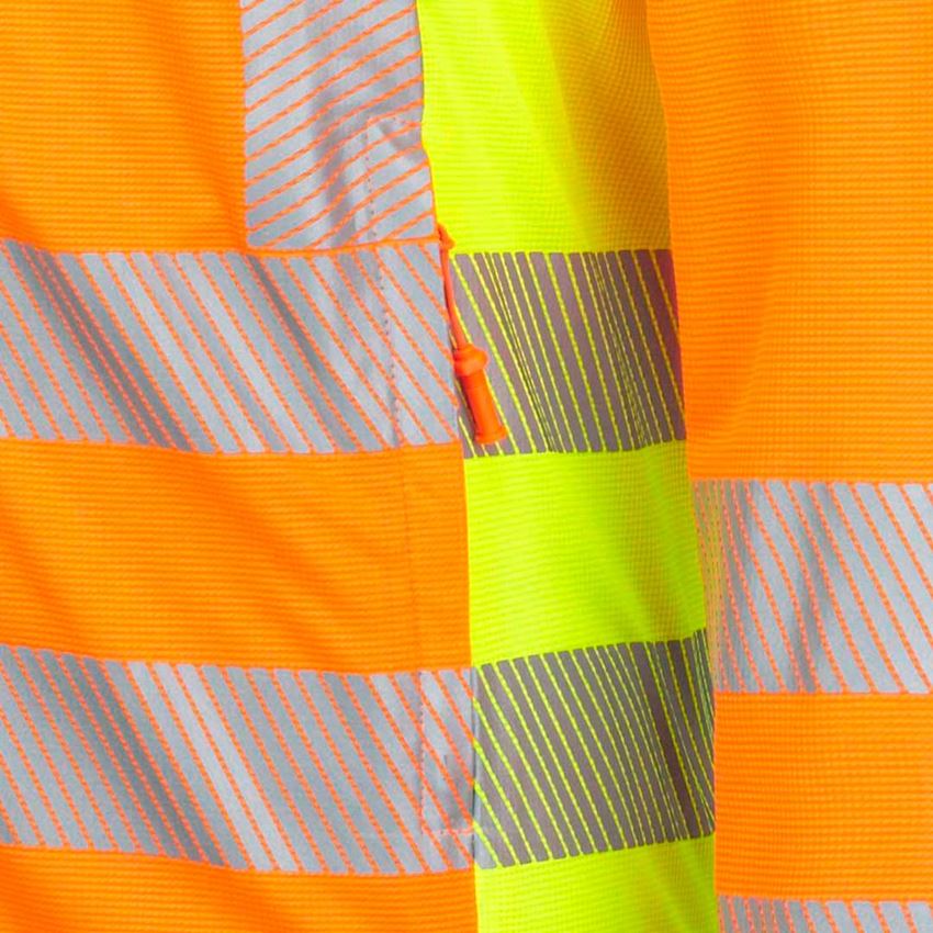 Pracovné bundy: Reflexná ochranná funk.bunda kapu. e.s.motion 2020 + výstražná oranžová/výstražná žltá 2