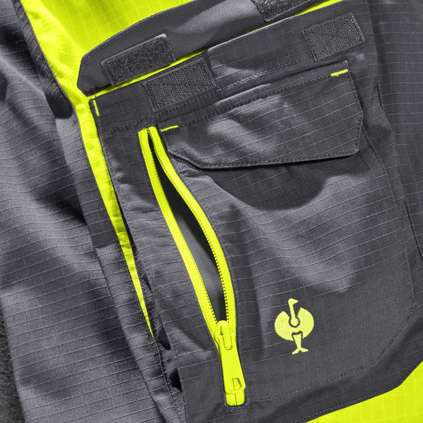 Pracovné nohavice: Výstražné nohavice e.s.concrete + antracitová/výstražná žltá 2