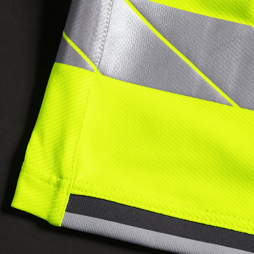 Tričká, pulóvre a košele: Reflexné ochranné funkčné tričko e.s.ambition + výstražná žltá/antracitová 2