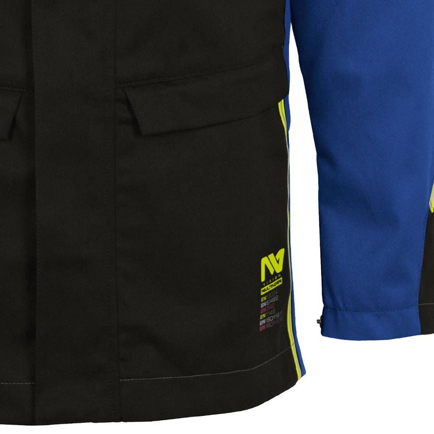 Pracovné bundy: Pracovná bunda e.s.vision multinorm + nevadzovo modrá/čierna 2