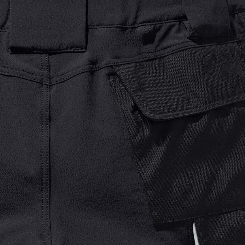Pracovné nohavice: Funkčné šortky e.s.dynashield, dámske + čierna 2