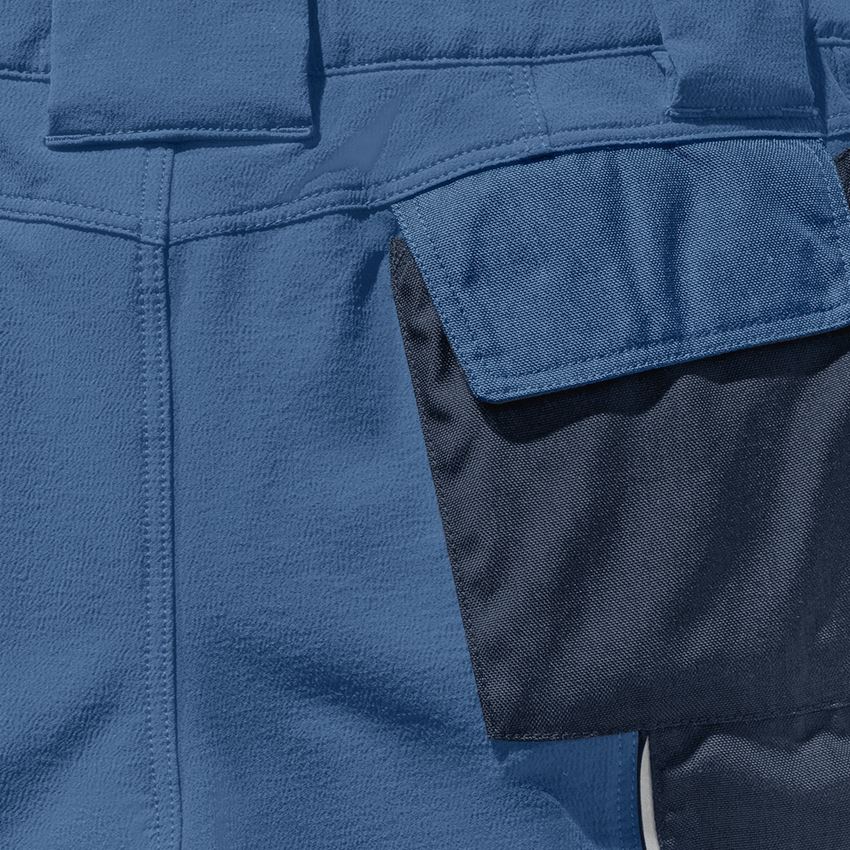 Pracovné nohavice: Funkčné šortky e.s.dynashield, dámske + kobaltová/pacifická 2
