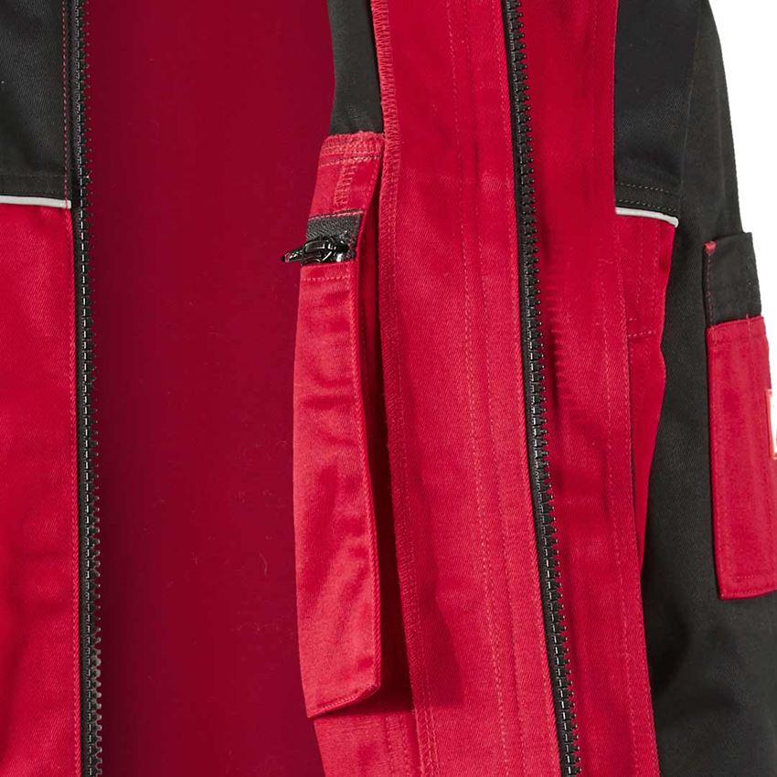 Témy: Pracovná bunda e.s.image + červená/čierna 2