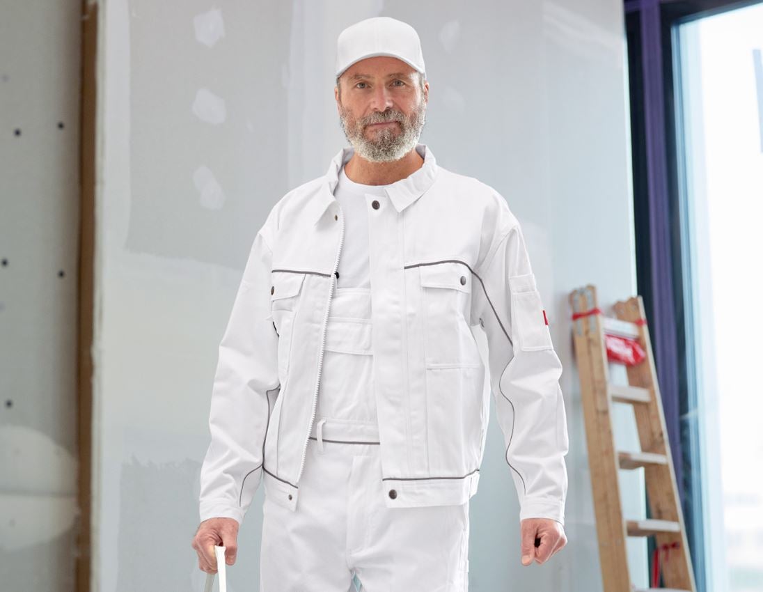 Pracovné bundy: Pracovná bunda e.s.classic + biela
