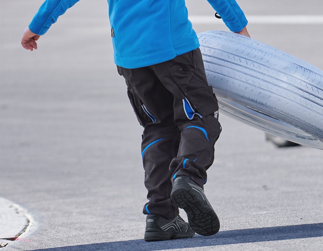 Nohavice: Nohavice do pása e.s.motion 2020, detské + grafitová/enciánová modrá 1