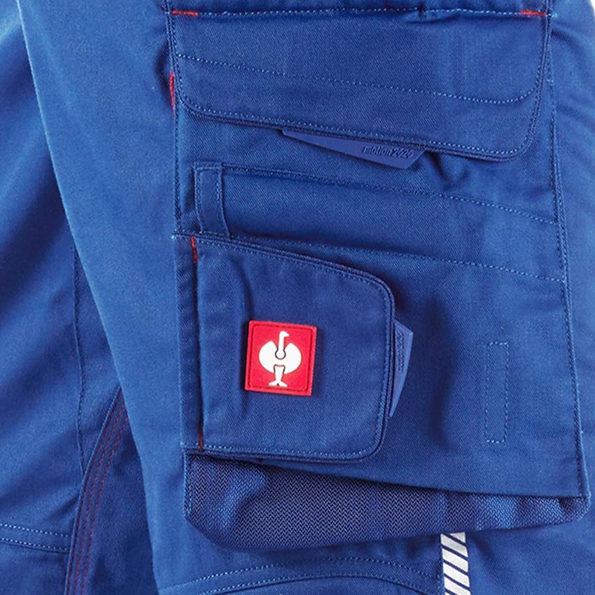 Pracovné nohavice: Nohavice do pása e.s.motion 2020 + nevadzovo modrá/ohnivá červená 2