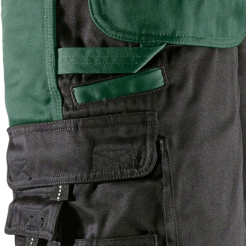 Pracovné nohavice: Nohavice do pása e.s.image + zelená/čierna 2