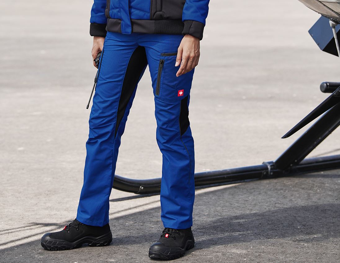 Pracovné nohavice: Dámske nohavice e.s.vision + nevadzovo modrá/čierna