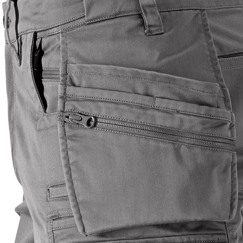 Pracovné nohavice: Nohavice do pása e.s.motion ten tool-pouch + granitová 2