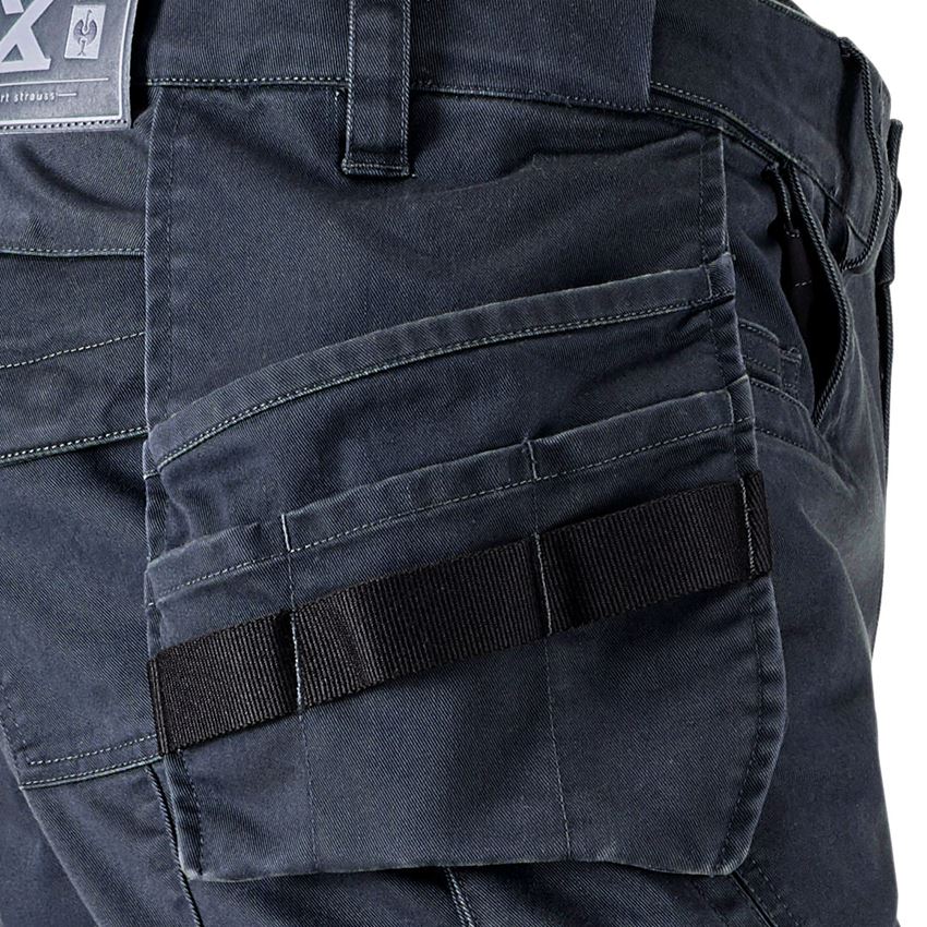 Pracovné nohavice: Nohavice do pása e.s.motion ten tool-pouch + bridlicová modrá 2