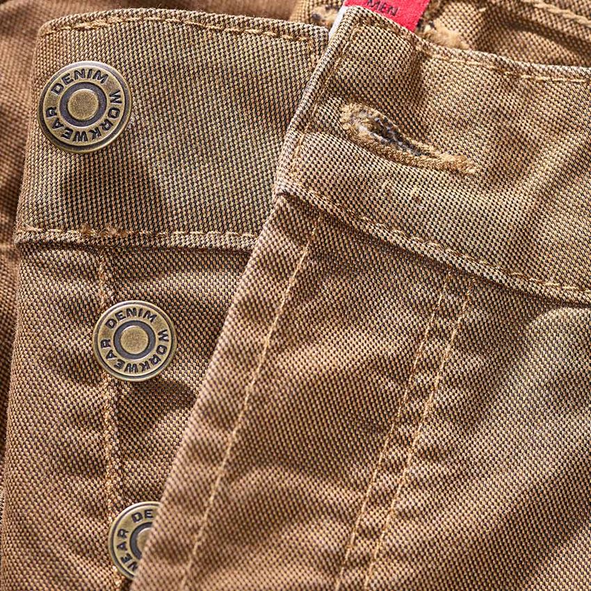 Pracovné nohavice: Pracovné cargo nohavice e.s.vintage + sépiová 2