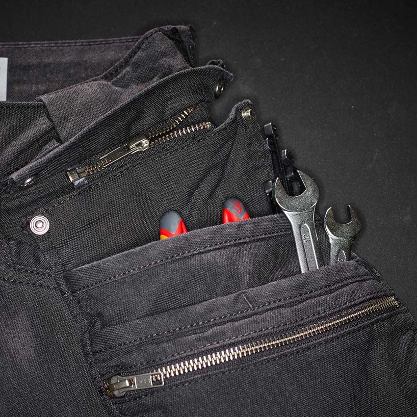 Inštalatér: Puzdrové nohavice do pása e.s.vintage + čierna 2