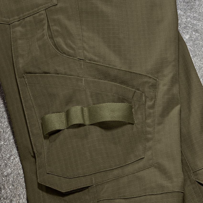 Pracovné nohavice: Nohavice do pása e.s.concrete solid, dámske + bahenná zelená 2