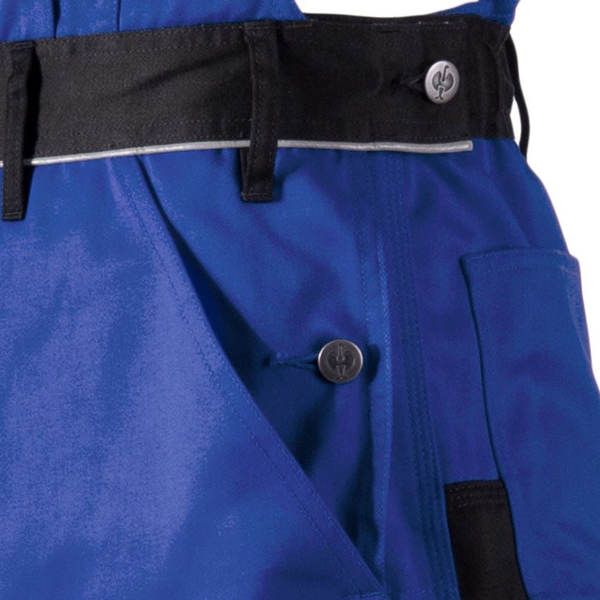 Pracovné nohavice: Nohavice s náprsenkou e.s.image + nevadzovo modrá/čierna 2