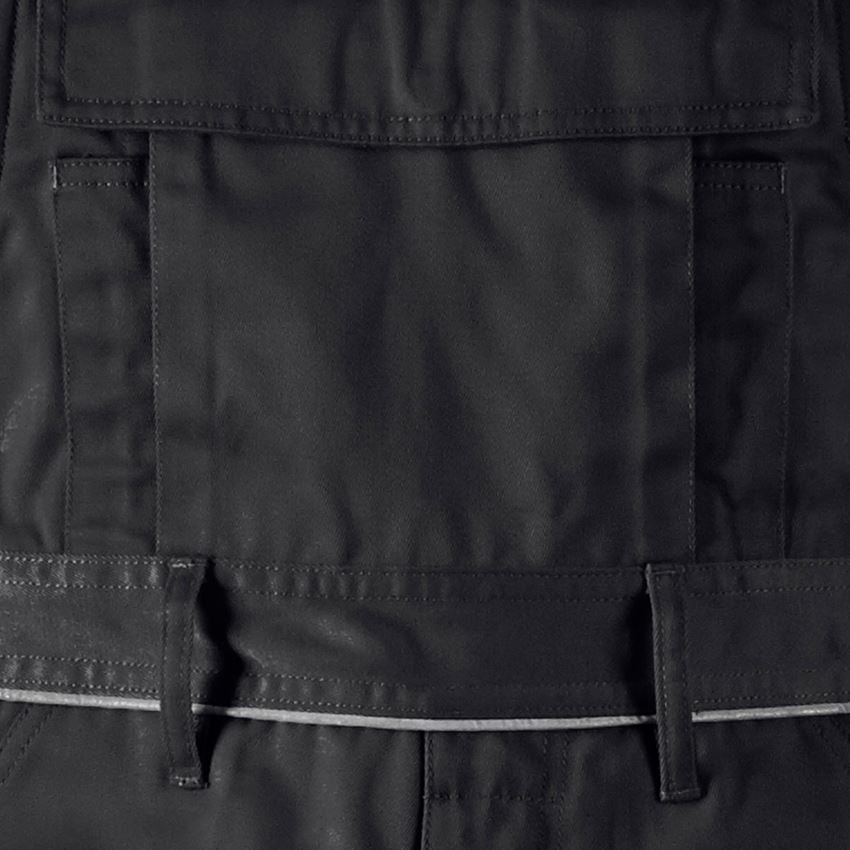 Pracovné nohavice: Nohavice s náprsenkou e.s.classic + čierna 2