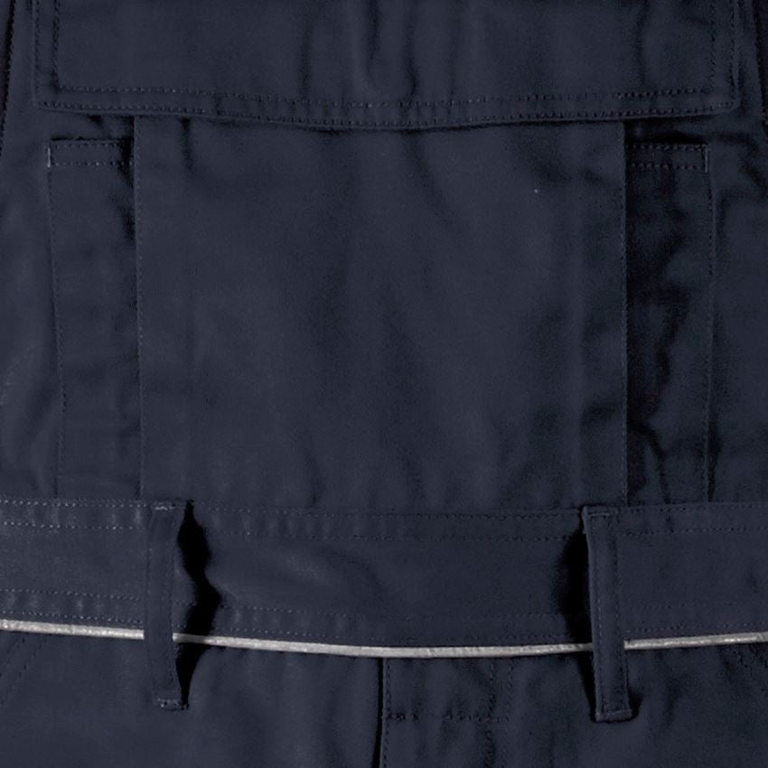 Pracovné nohavice: Nohavice s náprsenkou e.s.classic + tmavomodrá 2