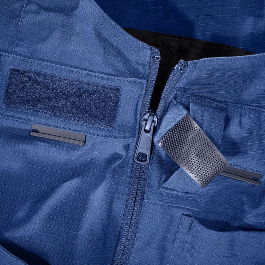 Pracovné nohavice: Nohavice s náprsenkou e.s.concrete solid + alkalická modrá 2