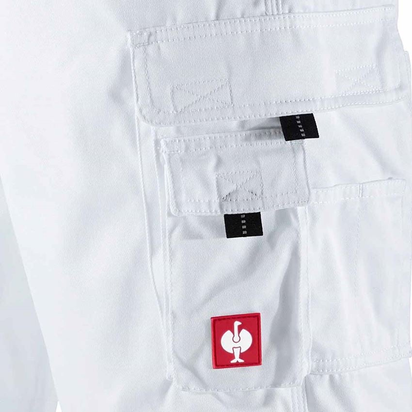 Pracovné nohavice: Šortky e.s.image + biela 2