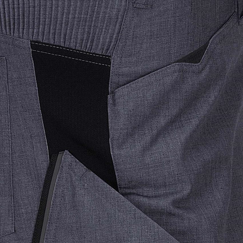 Pracovné nohavice: Šortky e.s.vision, pánske + pacifická melanž/čierna 2