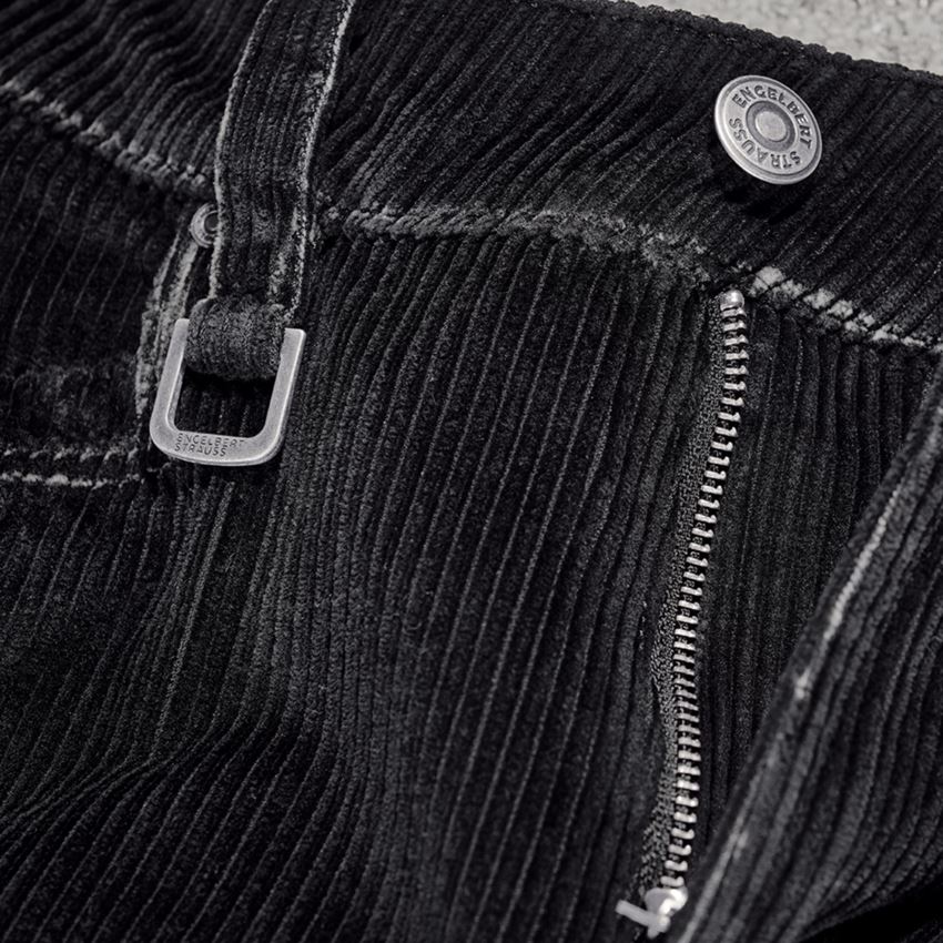 Nohavice: e.s. cargo šortky zo strečového menčestru + čierna 2