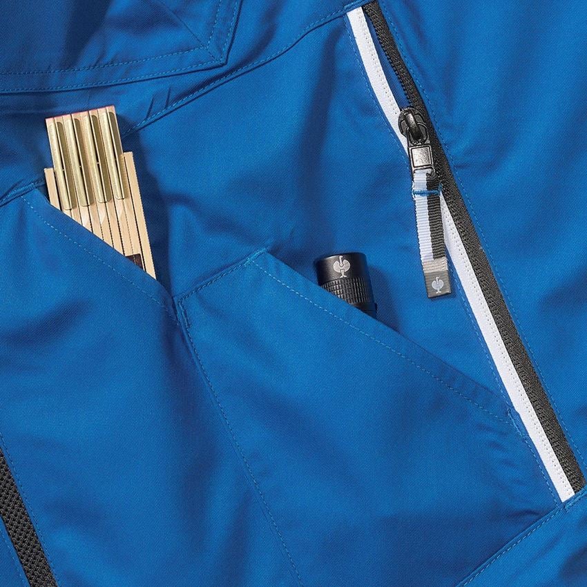 Pracovné nohavice: Šortky s viacerými vreckami e.s.ambition + enciánová modrá/grafitová 2