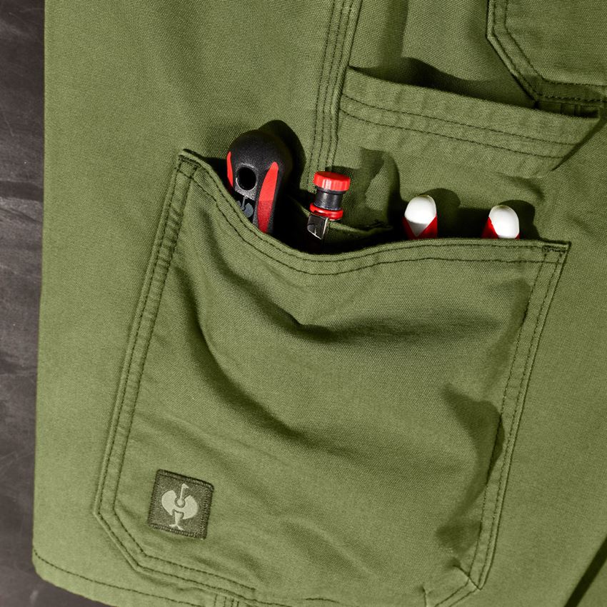 Pracovné nohavice: Šortky e.s.iconic + horská zelená 2