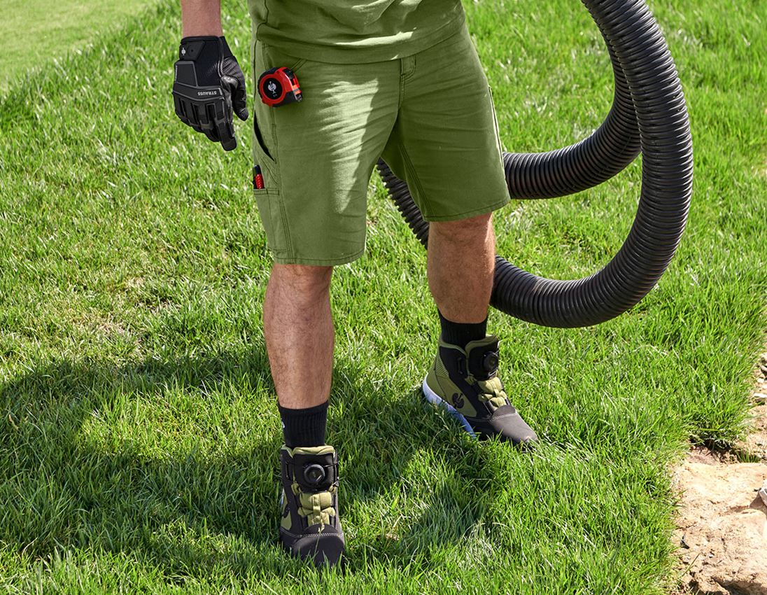 Pracovné nohavice: Šortky e.s.iconic + horská zelená