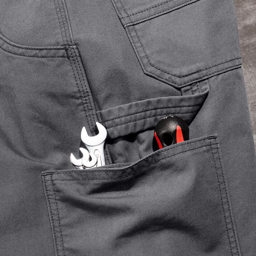 Pracovné nohavice: Šortky e.s.iconic + karbónová sivá 2