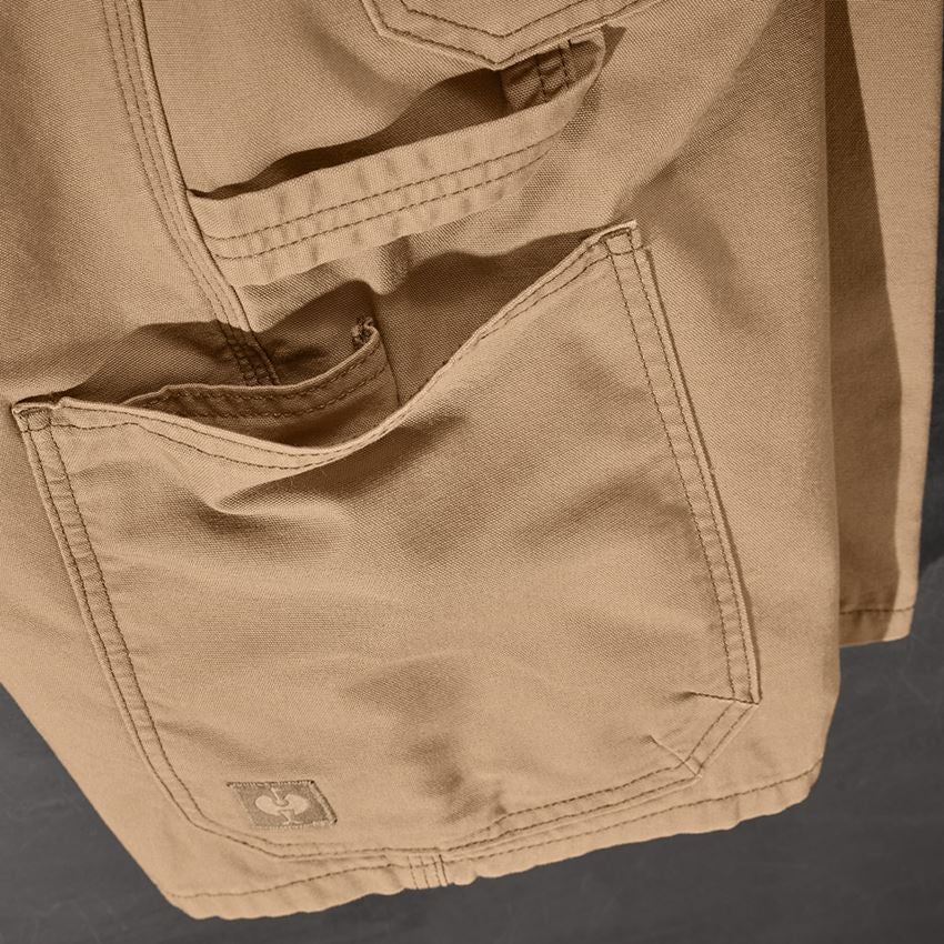 Pracovné nohavice: Šortky e.s.iconic + mandľovo hnedá 2