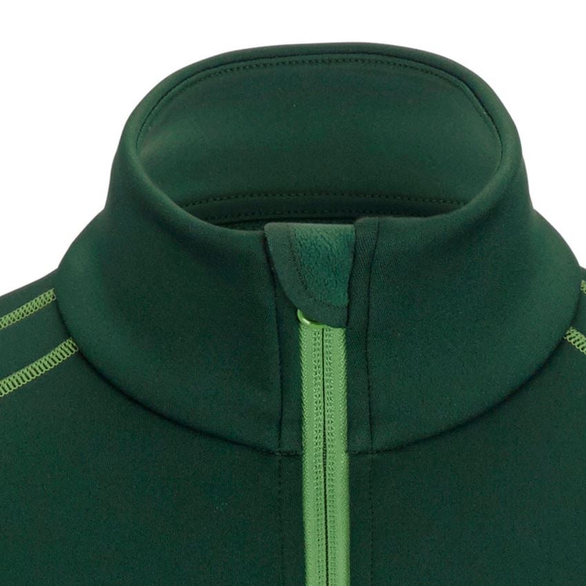 Studená: Funkčný sveter thermo stretch e.s.motion 2020 + zelená/morská zelená 2
