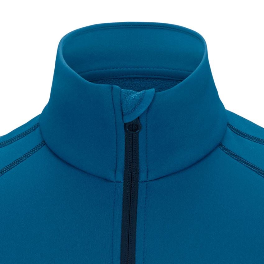 Tričká, pulóvre a košele: Funkčný sveter thermo stretch e.s.motion 2020 + atolová/tmavomodrá 2