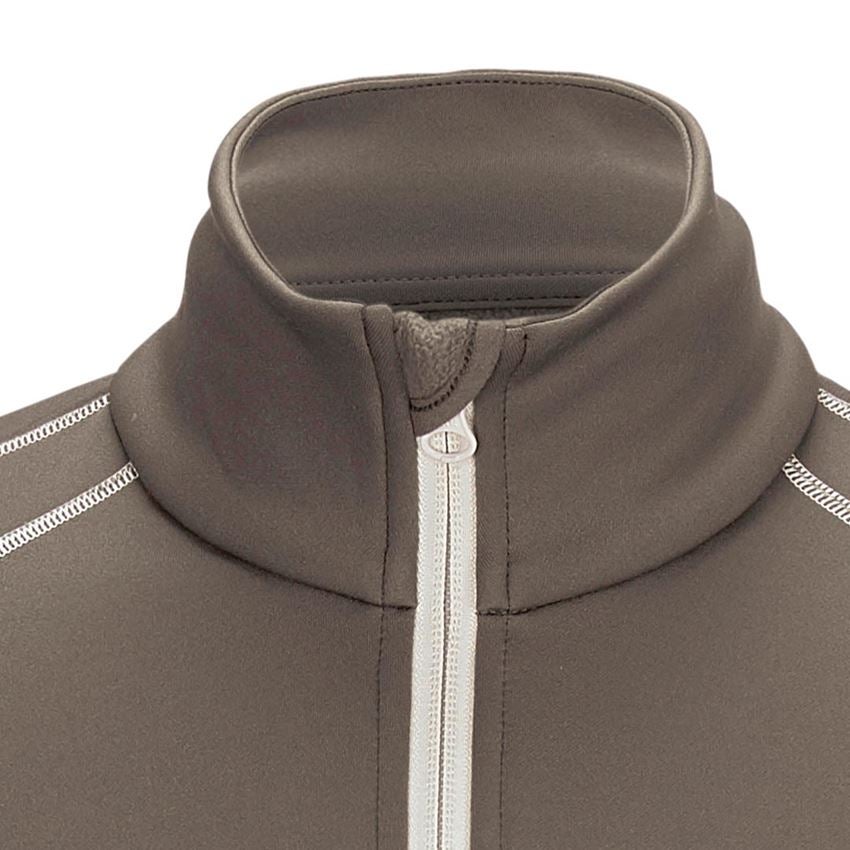 Tričká, pulóvre a košele: Funkčný sveter thermo stretch e.s.motion 2020 + kamenná/sádrová 2