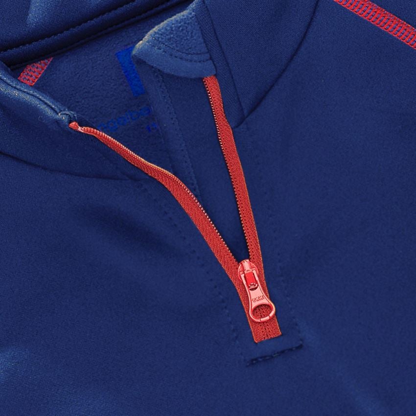 Tričká, pulóvre a košele: Termo strečový funk. sveter e.s.motion 2020,detsk. + nevadzovo modrá/ohnivá červená 2