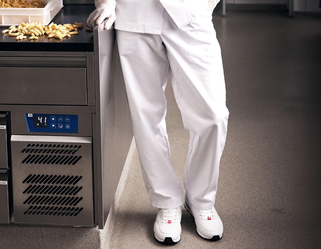 Pracovné nohavice: Pracovné nohavice HACCP + biela