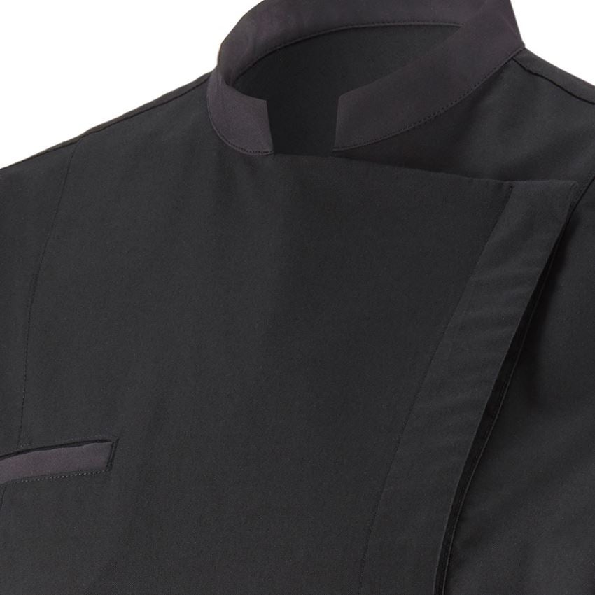 Tričká, pulóvre a košele: Kuchárska košeľa e.s., dámska + čierna 2