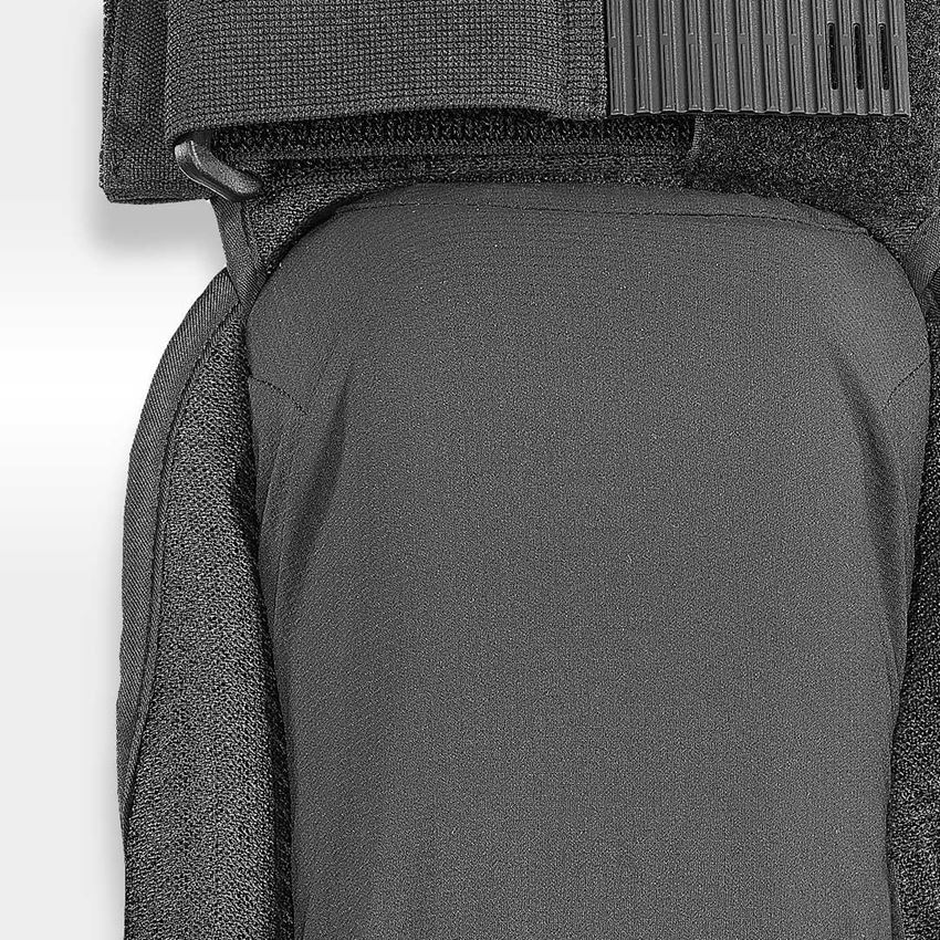 Chrániče kolien: e.s. nákolenné vrecká Pro-Comfort, soft + čierna/čierna 2