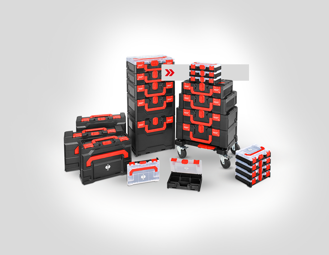 Systém STRAUSSbox: STRAUSSbox mini + čierna/červená