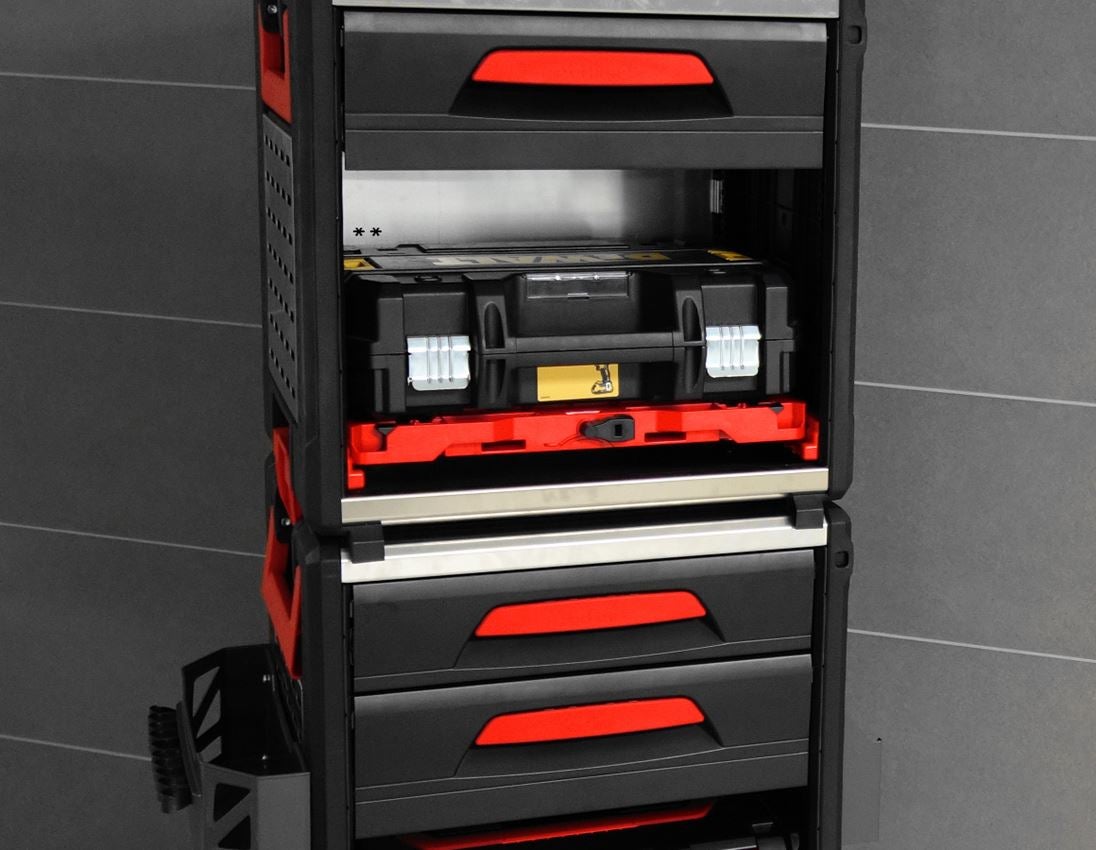 Systém STRAUSSbox: Hybridná adaptérová doska STRAUSSbox + červená/čierna 6