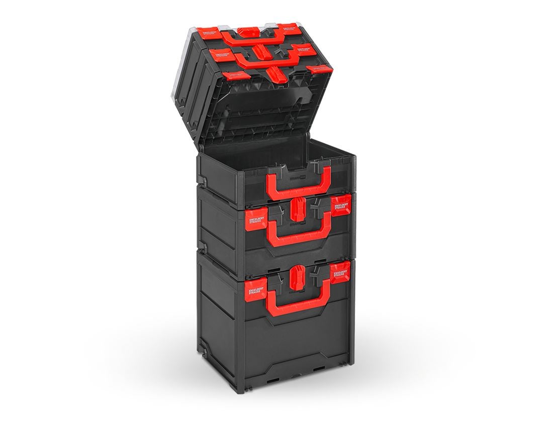 Systém STRAUSSbox: STRAUSSbox 118 midi + čierna/červená 3