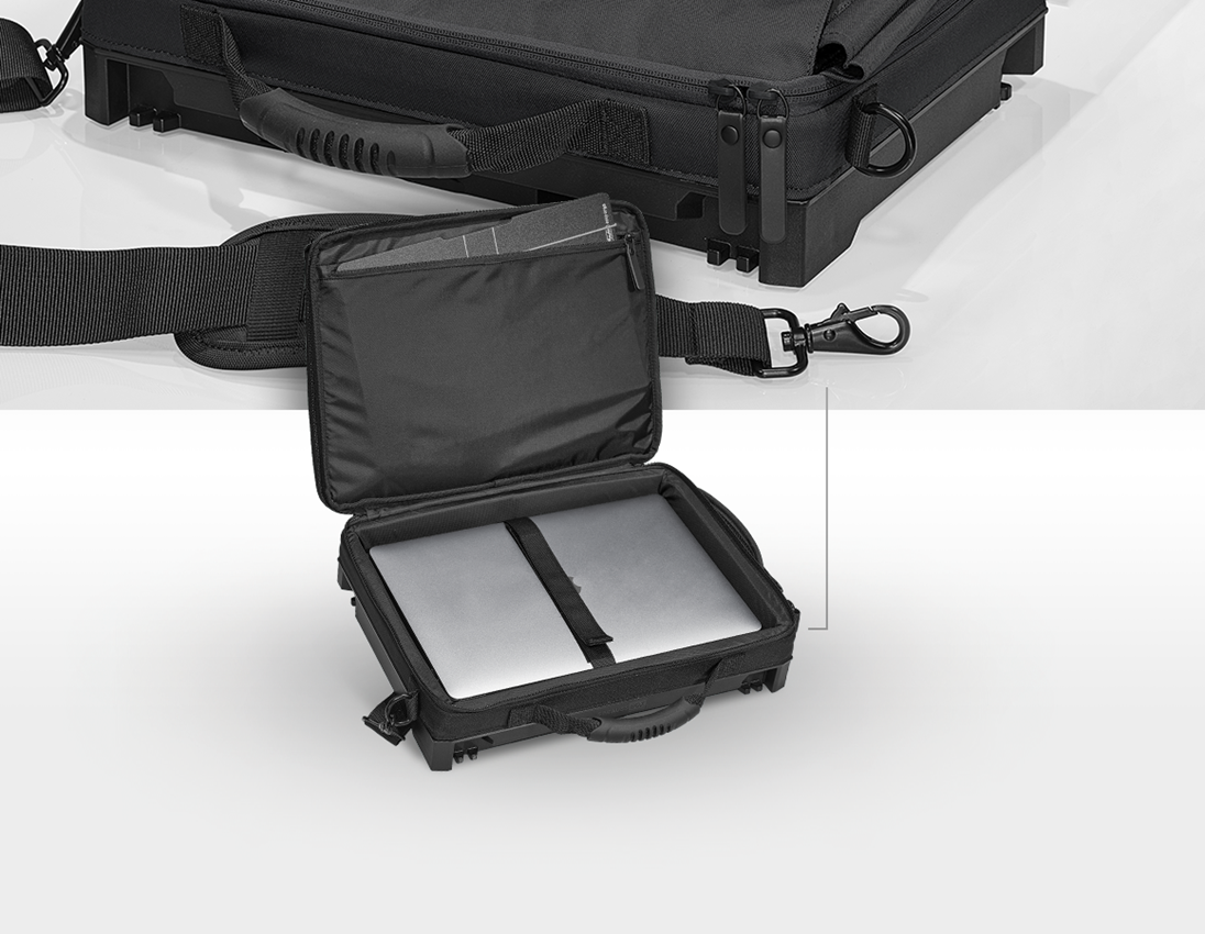 Systém STRAUSSbox: STRAUSSbox taška na notebook + čierna 1