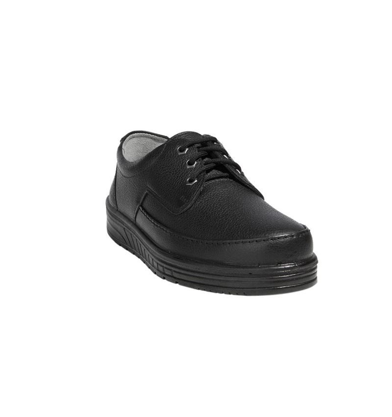 Gastro / Kuchárska obuv: ABEBA O2 pánske šnurovacie topánky Kai + čierna 1