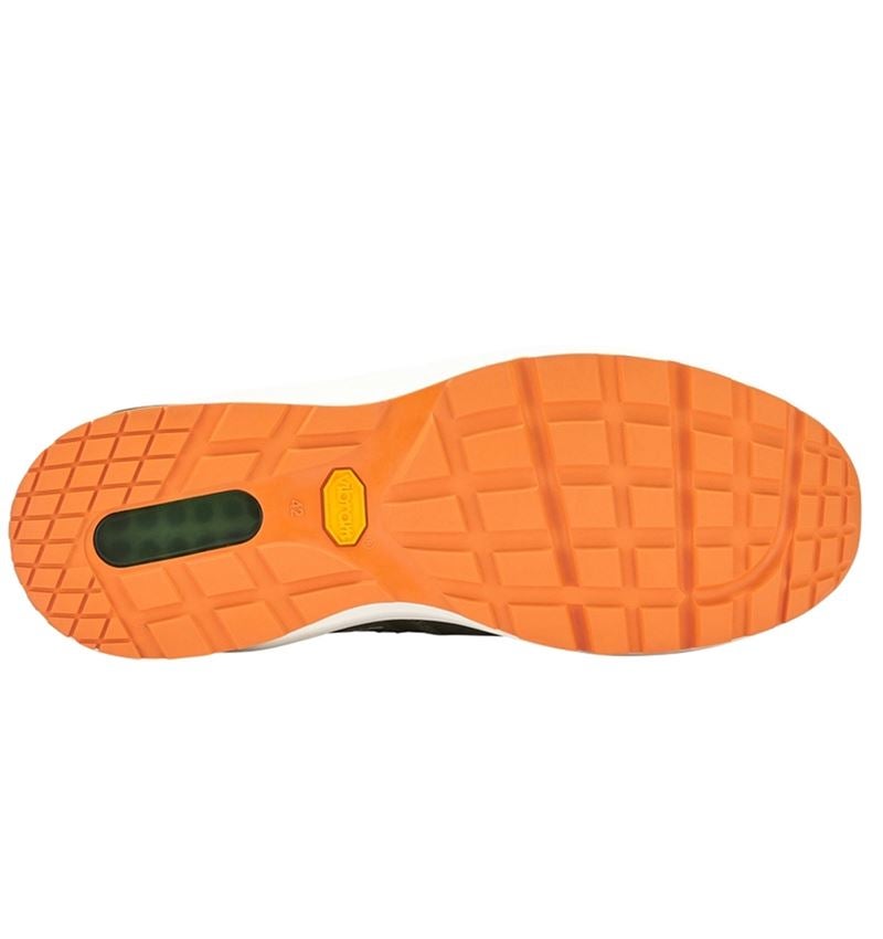 O1: O1 pracovná obuv e.s. Chete + bledozelená/tekvicová oranžová 4