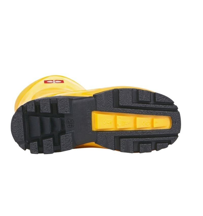 Detská obuv: Detské gumové čižmy + žltá 3