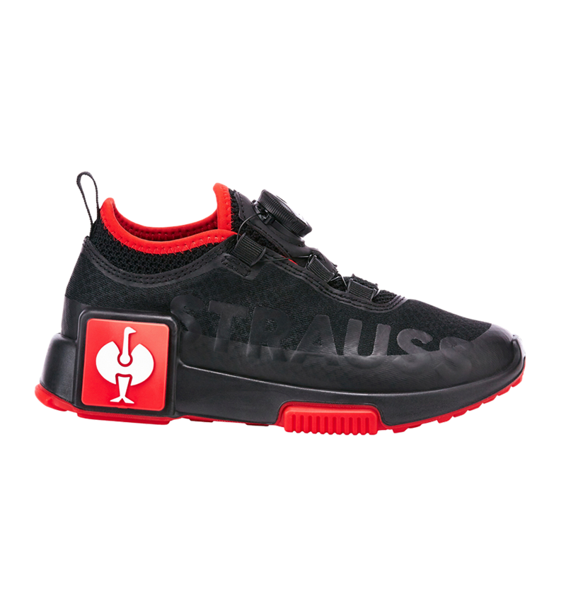 Detská obuv: Viacúčelová obuv e.s. Etosha, detská + čierna/červená strauss 2