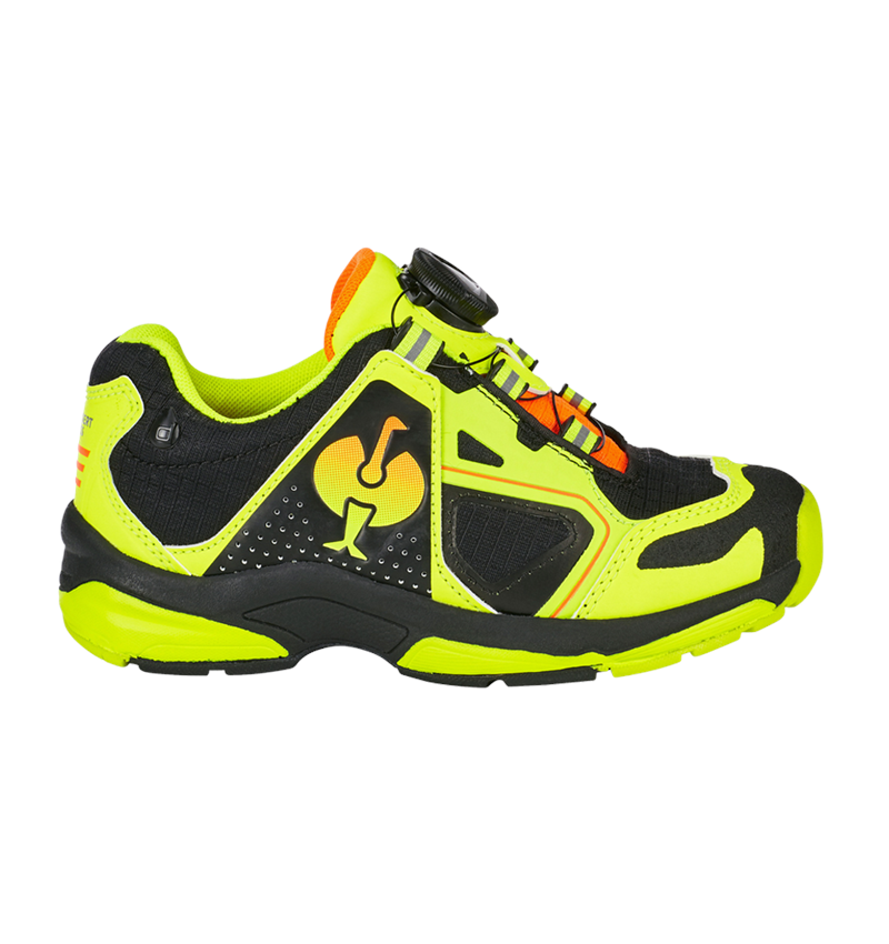 Detská obuv: Viacúčelová obuv e.s. Minkar II, detská + čierna/výstražná žltá/výstražná oranžová 1