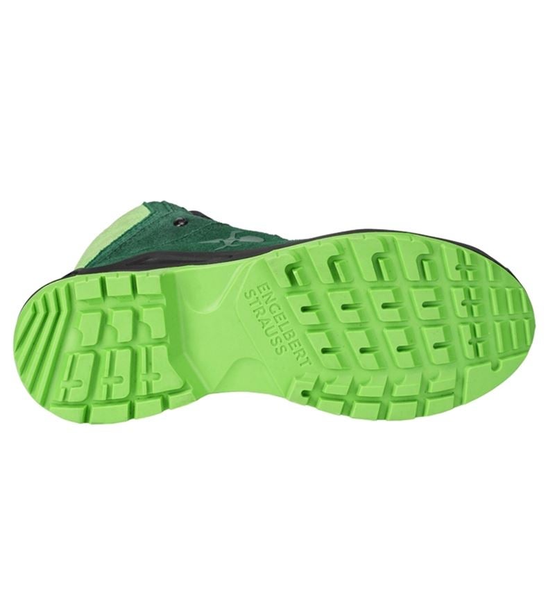 O2: O2 Pracovná obuv e.s. Apate II mid + zelená/morská zelená 4