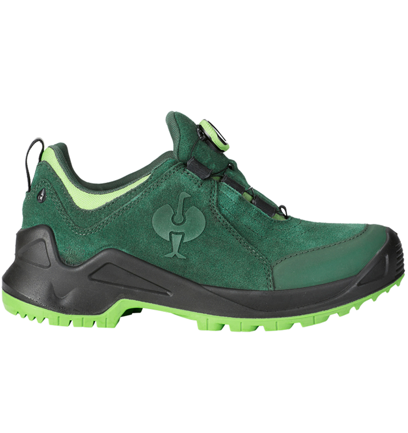 O2: O2 pracovná obuv e.s. Apate II low + zelená/morská zelená 1